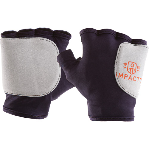 Palm/Side Fingerless Protection Gloves - Left, X-Small, Suede Palm, Slip-On Cuff Dufferin Supply