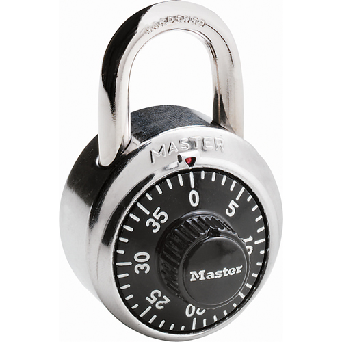 Padlock, Combination, Hardened Steel, 1-7/8" Width Dufferin Supply
