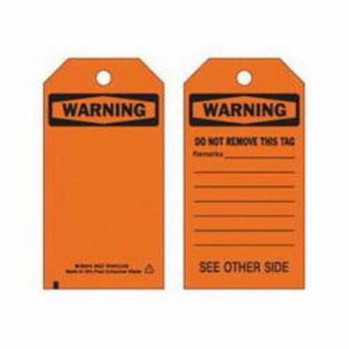 Self-Laminating Safety Tags, Polyester, 3" W x 5-3/4" H, English Dufferin Supply