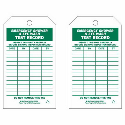 &eacute;tiquettes de rapport d'essai/inspection, Papier, 4" la x 7" h, Anglais Dufferin Supply