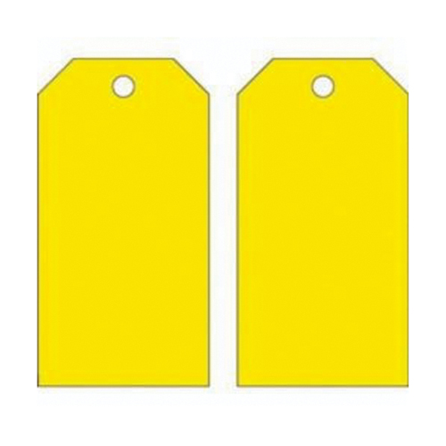 Blank Accident Prevention Tags, Metal, 3" W x 5-3/4" H Dufferin Supply