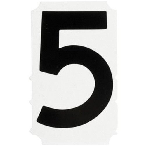 &eacute;tiquettes de lettres et chiffres gothiques individuels Quick-Align, 5, 4" h, Noir Dufferin Supply