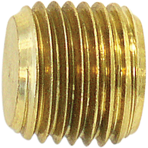 Bouchon de tuyau (t&ecirc;te hexagonale frais&eacute;e), 1/8" dia., Laiton Dufferin Supply