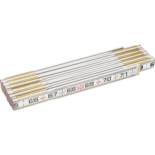 Red End&reg; Flat Reading Rule, 6' L, Wood Dufferin Supply