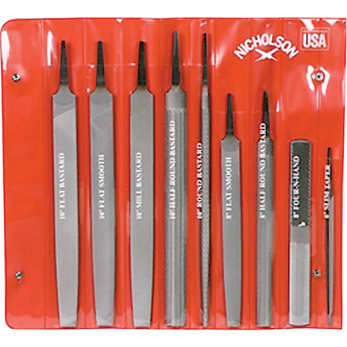 9-Piece Maintenance File Set, 9 Pcs Dufferin Supply