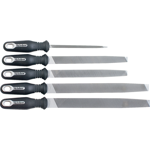 Jeux de 5 limes ergonomiques, 5 pi&egrave;ces Dufferin Supply