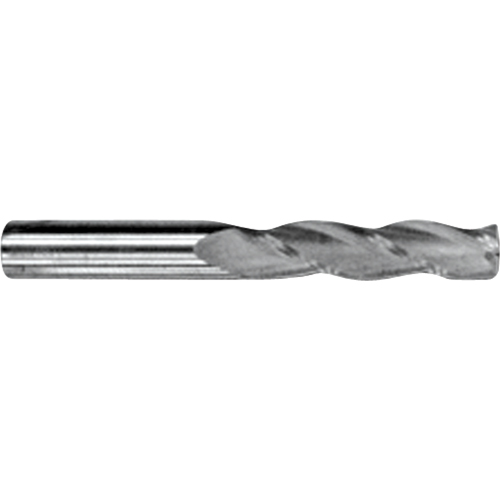 Fraise en bout extra longue, 1/4" dia., 4 cannelures, Carbure Dufferin Supply