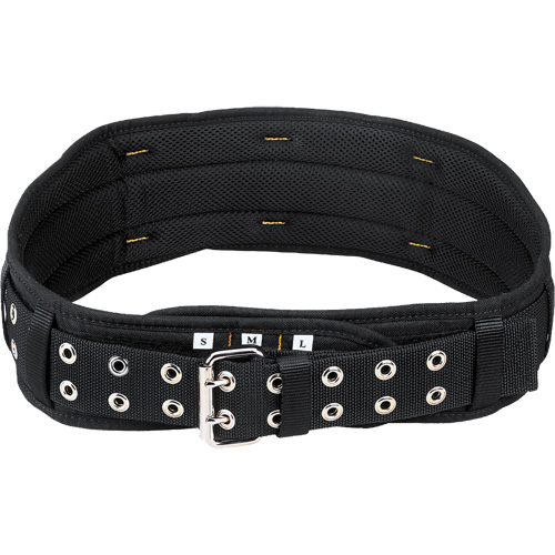 5" Wide Padded Comfort Belt, Nylon, Black Dufferin Supply