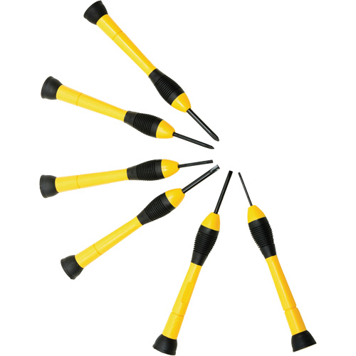 Jeu de tournevis de pr&eacute;cision, 6 mcx Dufferin Supply