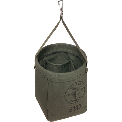 Tapered-Bottom Bag, 8" H, Canvas, Grey Dufferin Supply