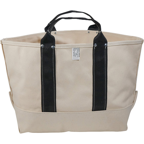 Sac &agrave; outils robuste de 17", Toile, 1 pochettes, Beige/Noir Dufferin Supply