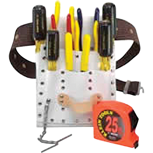 Electricians Tool Set, Leather, White Dufferin Supply