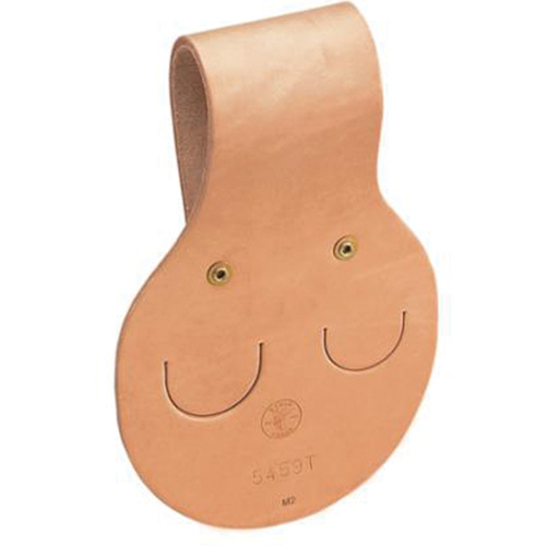 Spud Wrench Holder with Tunnel Connection, Tool Holder, Leather, 2 Pockets Dufferin Supply