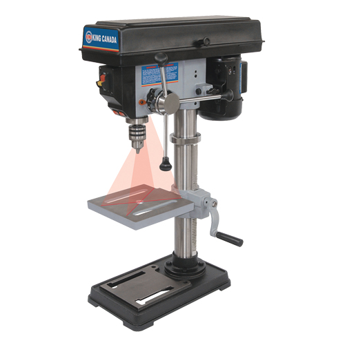 Perceuses &agrave; colonne avec laser, 10", Mandrin 1/2", 3050 tr/min Dufferin Supply