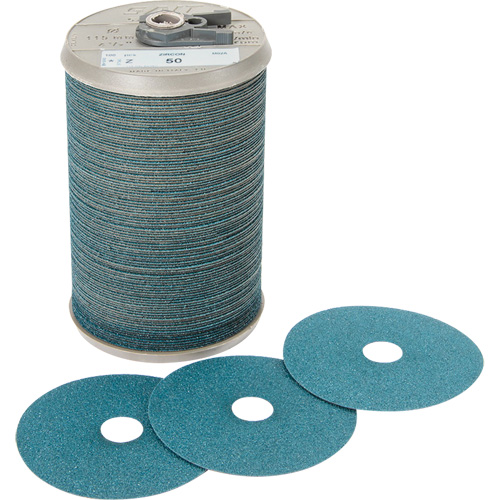 Blue Line Aggressive Grinding Fibre Disc, Zirconium, 24, 9-1/8" Dia x 7/8" Arbor Dufferin Supply