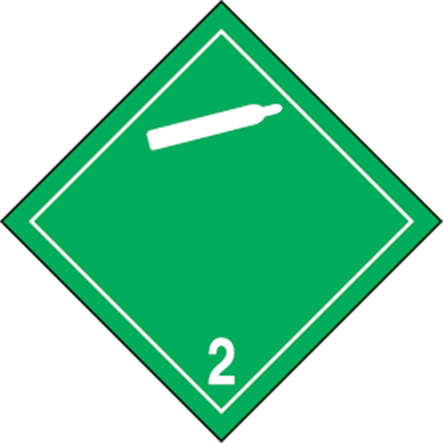 TDG Shipping Labels, Class 2.2, Non-Flammable & Non-Toxic Gases, Paper Dufferin Supply