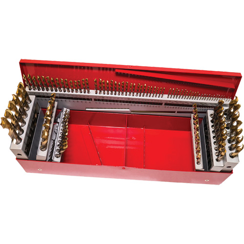 Jobber Drill Set, 115 Pieces, High Speed Steel Dufferin Supply