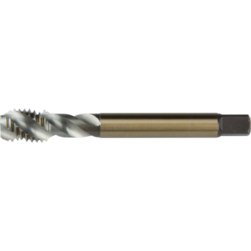 45° Spiral Flute Tap, High Speed Cobalt, M6x1 Thread, 66 mm L Dufferin Supply