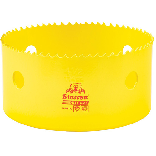 Bi-Metal Holesaw - 4-1/2", 4-1/2", 2" Depth of Cut, Bi-Metal Dufferin Supply
