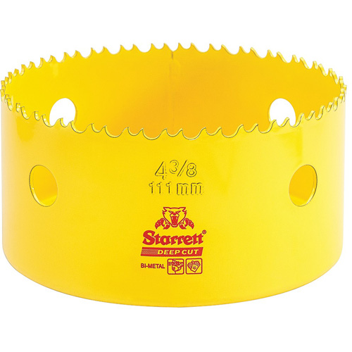 Bi-Metal Holesaw - 4-3/8", 4-3/8", 2" Depth of Cut, Bi-Metal Dufferin Supply
