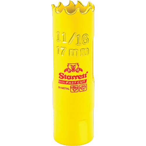 Bi-Metal Holesaw - 11/16", 11/16", 1-5/8" Depth of Cut, Bi-Metal Dufferin Supply
