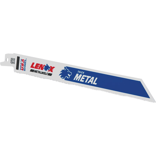 Lames de scie alternative pour le m&eacute;tal, Bim&eacute;tal, 14 Dents par pouce, 9" lo x 3/4" la Dufferin Supply
