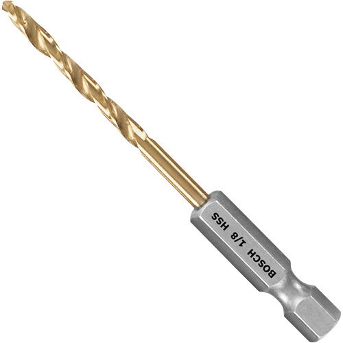 Impact Tough Drill Bit, High Speed Steel, 1-3/4" Flute, 135° Point Dufferin Supply