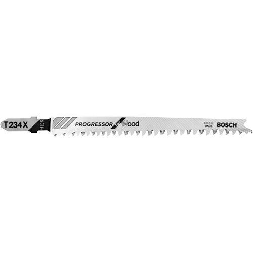 Lame de scie sauteuse, Acier &agrave; haute teneur en carbone, Tige en T, 4-5/8" lo, 8-12 dents par pouce Dufferin Supply