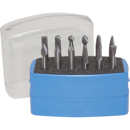 Aluminum Cut Rotary Burr Set, 8 Pieces Dufferin Supply