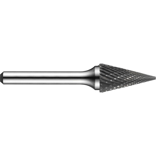 Double-Cut Rotary Burr, SM-50, 1/4" Dia., 1/4" Shank, 1/2" Depth of Cut Dufferin Supply