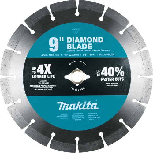 Lame diamant &agrave; bordure segment&eacute;e Dufferin Supply