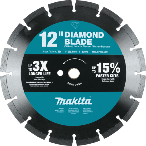 Lame diamant &agrave; bordure segment&eacute;e Dufferin Supply