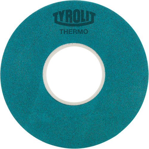 Meule plate simple thermique &agrave; liant &eacute;lastique, 7-7/8" x 0,787", Arbre 3", Type 1 Dufferin Supply