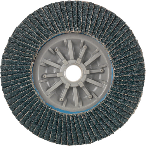 Long Life C-Trim Flap Disc, 4-1/2" x 5/8"-11, Type 27, 40 Grit, Zirconia Alumina Dufferin Supply