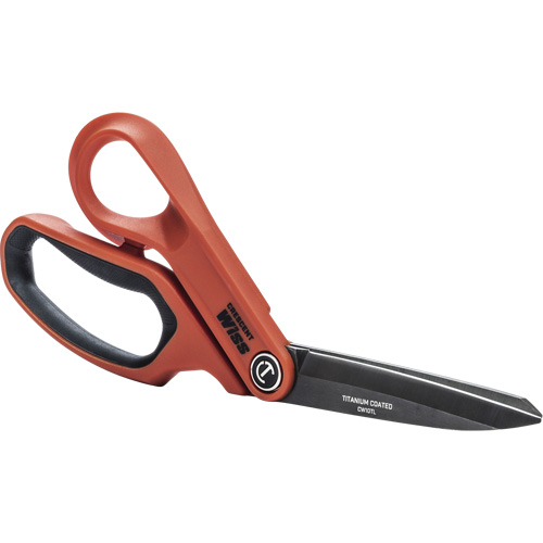 Cisaille pour ouvrier professionnel, 10", Poign&eacute;e Anneaux Dufferin Supply