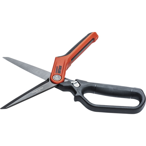 Cisaille robuste pour ouvrier professionnel, 11", Poign&eacute;e Anneau unique Dufferin Supply
