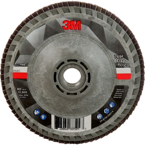 769F Quick Change Flap Disc, 4-1/2" x 5/8"-11, Type 27, 120+ Grit, Ceramic Dufferin Supply