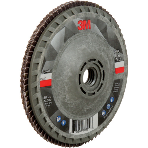 769F Quick Change Flap Disc, 4-1/2" x 5/8"-11, Type 27, 120+ Grit, Ceramic Dufferin Supply