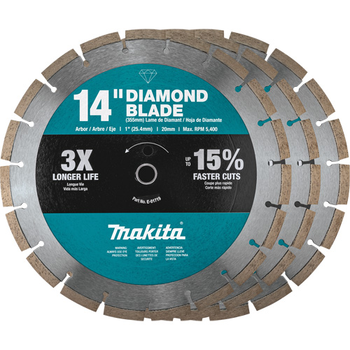 Lame au diamant segment&eacute;e &agrave; usage g&eacute;n&eacute;ral pour entrepreneur Dufferin Supply