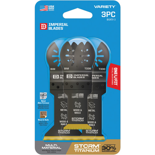 One Fit Storm Titanium Metal & Wood Blade Pack Dufferin Supply