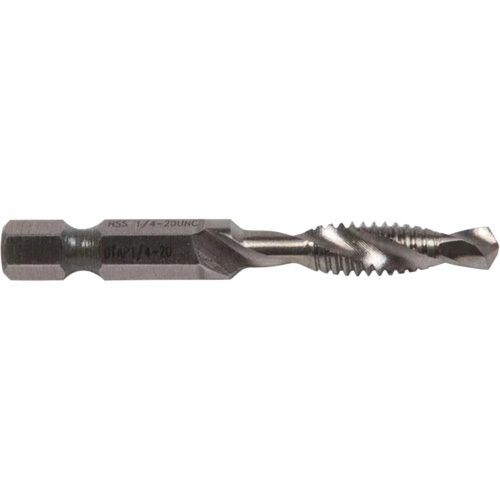 Foret/taraud, 1/4", Acier rapide Dufferin Supply