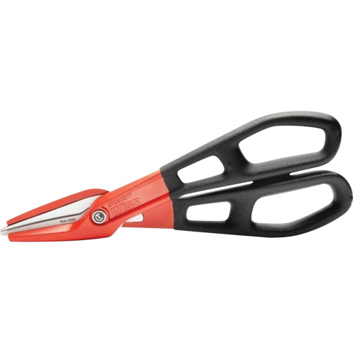 13" Serrated Aluminum Tinner Snip with Dipped Handle, 3" Cut Length, Straight Cut Dufferin Supply