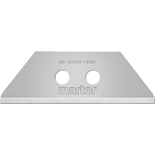 AllFit Stainless Steel Blunt Tip Trapezoid Blade, Single Style Dufferin Supply