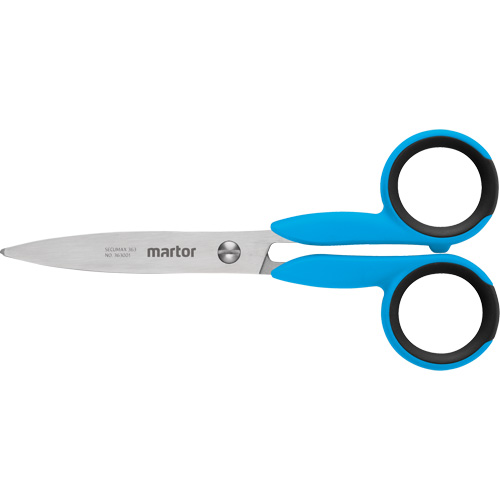 Secumax 363 Safety Scissors, 5-7/25", Rings Handle Dufferin Supply