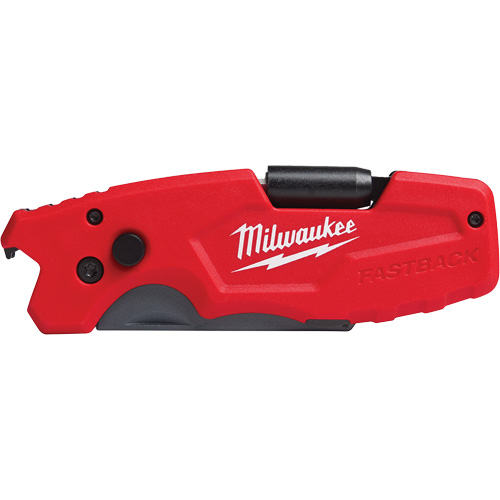 FASTBACK 6-in-1 Folding Utility Knife, 8-3/4" L, 6 Functions, 1 lbs. Dufferin Supply