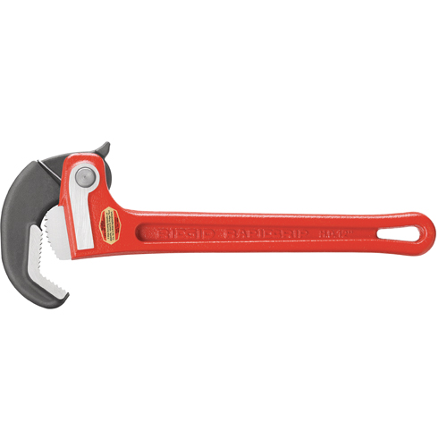 RapidGrip Pipe Wrench, 1" Jaw Capacity, 10" Long Dufferin Supply