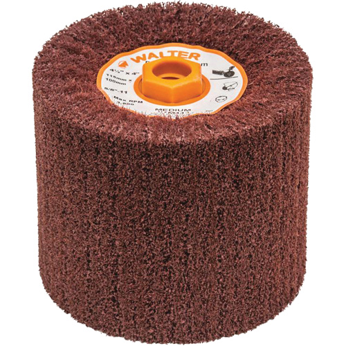Blendex Surface Conditioning Drum, 4-1/2" Dia. x 4" W, 5/8"-11 Arbor, Medium Grit Dufferin Supply