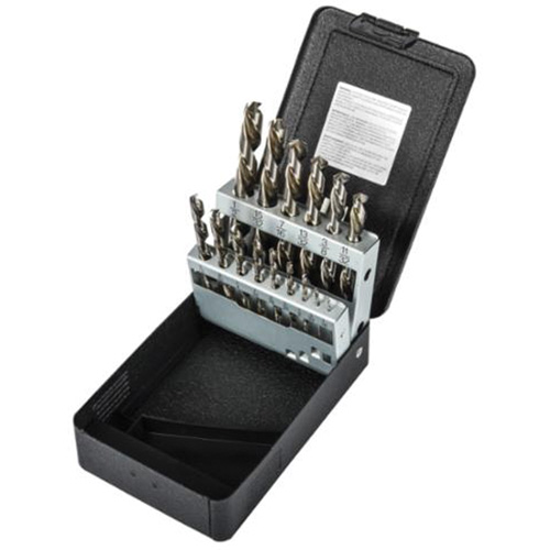 Jobber Length Drill Bit Set, 15 Pieces, High Speed Steel Dufferin Supply