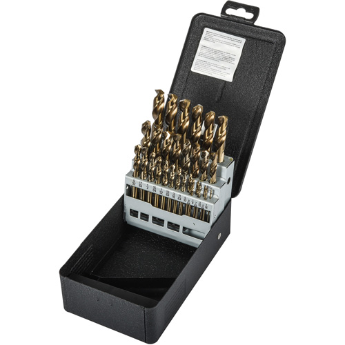 Heavy-duty Screw Machine Drill Bit Set, 29 Pieces, High Speed Cobalt Dufferin Supply
