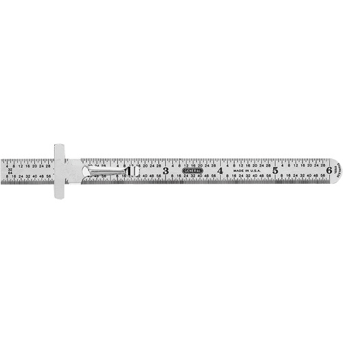 Industrial Precision Flexible Ruler, 6" L, Steel Dufferin Supply